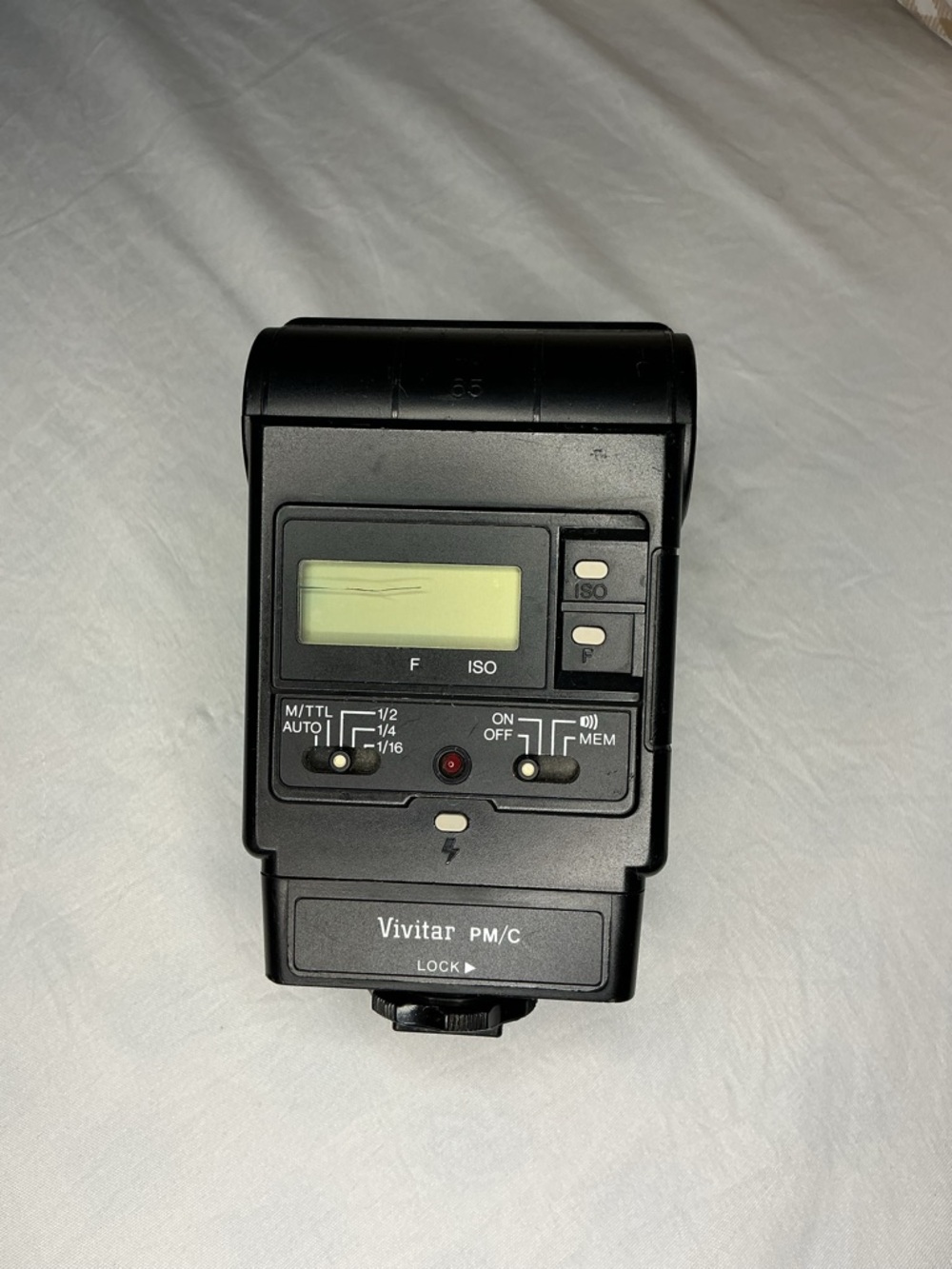Black PM/C Camera Flash Speedlight